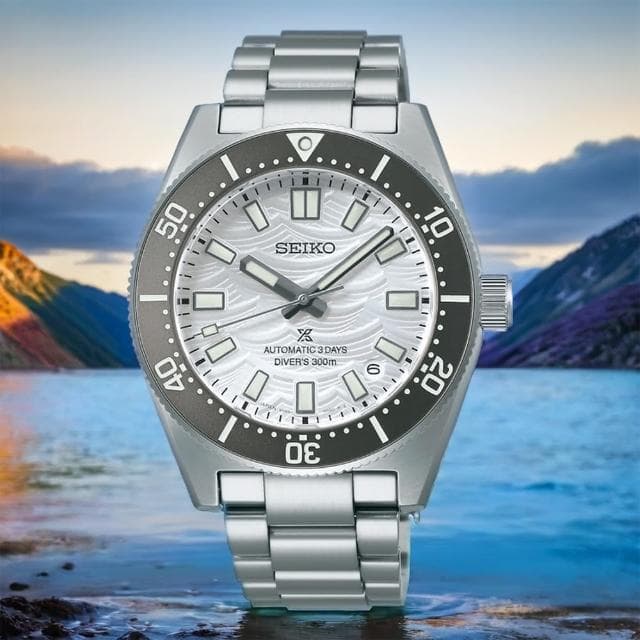 【SEIKO 精工】Prospex 60週年限量 三日鍊 銀色海浪 潛水機械錶 送禮 禮物(SPB511J1/6R55-00K0S)