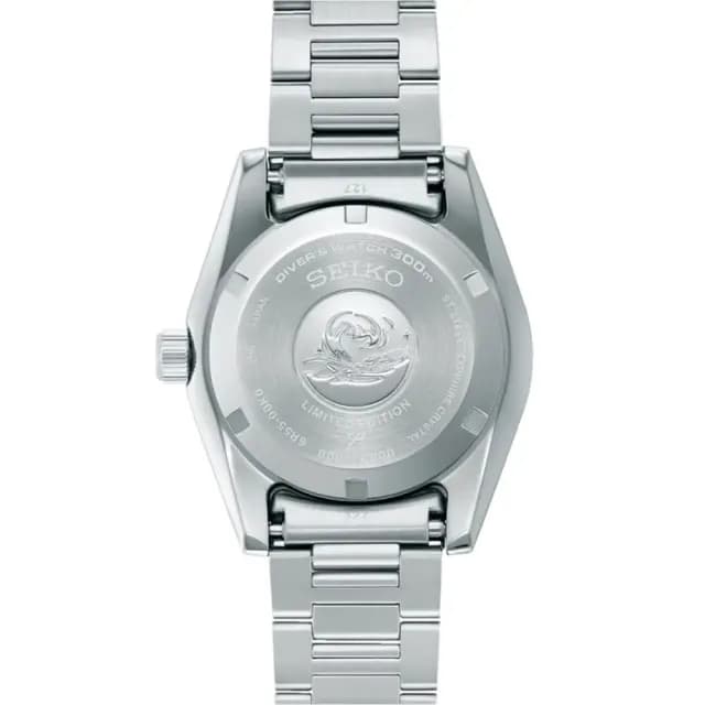【SEIKO 精工】Prospex 60週年限量 三日鍊 銀色海浪 潛水機械錶 七夕 情人節禮物(SPB511J1/6R55-00K0S)