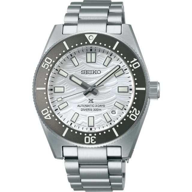 【SEIKO 精工】Prospex 60週年限量三日鍊 銀色海浪潛水機械錶 520禮物 送禮(SPB511J1/6R55-00K0S)