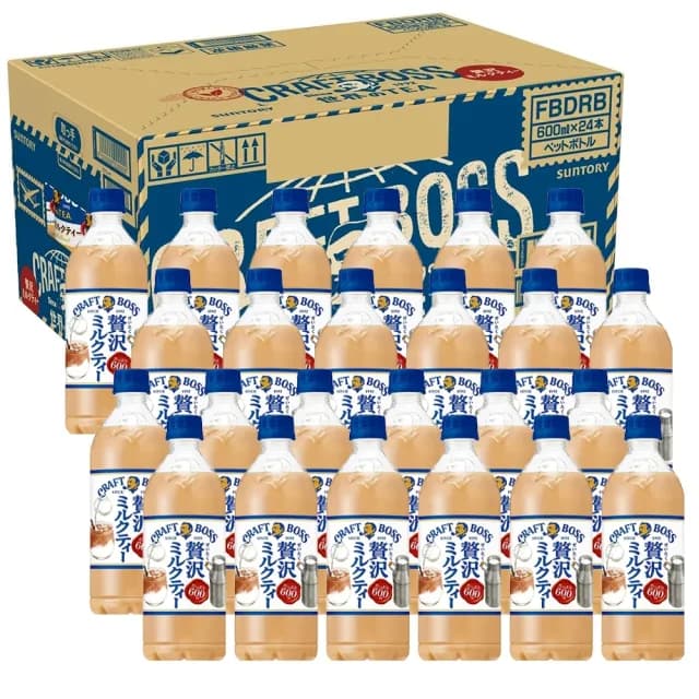 【BOSS】CRAFT 工藝奶茶(600mlx24入 日本原裝進口)