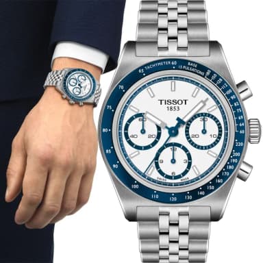 【TISSOT 天梭】PR516 T149.462.11.011.00 三眼計時機械手錶 男錶-41mm 禮物 送禮 推薦(T1494621101100)