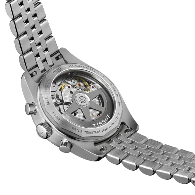 【TISSOT 天梭】PR516 T149.462.11.011.00 三眼計時機械手錶 男錶-41mm 禮物 送禮 推薦(T1494621101100)