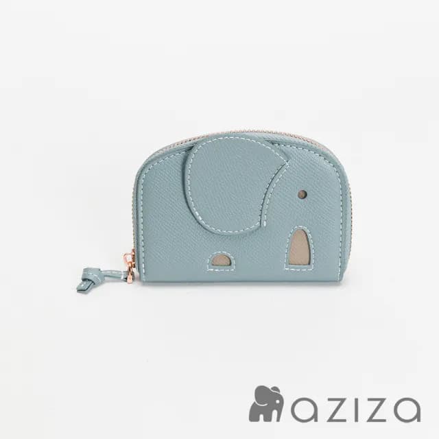 【aziza】象型分層零錢包(雙11/薄暮藍/絕版出清下殺/6折/療癒小物/送禮首選)