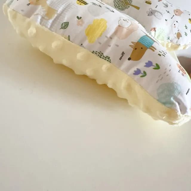 【Lianne baby】綠野莊園豪華彌月禮盒天使枕圍兜樂豆兔滿月禮(滿月禮 收涎禮物 週歲禮 彌月禮盒)