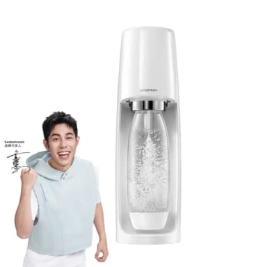 【Sunbeam】Sodastream-時尚風自動扣瓶氣泡水機Spirit(內含1L水瓶*1/無鋼瓶)