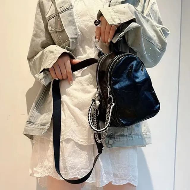 【LEEHER】情人節禮物 七夕 大容量後背包/後背包/女生背包/包包/休閒背包/通勤背包/時尚/背包/小背包/編織