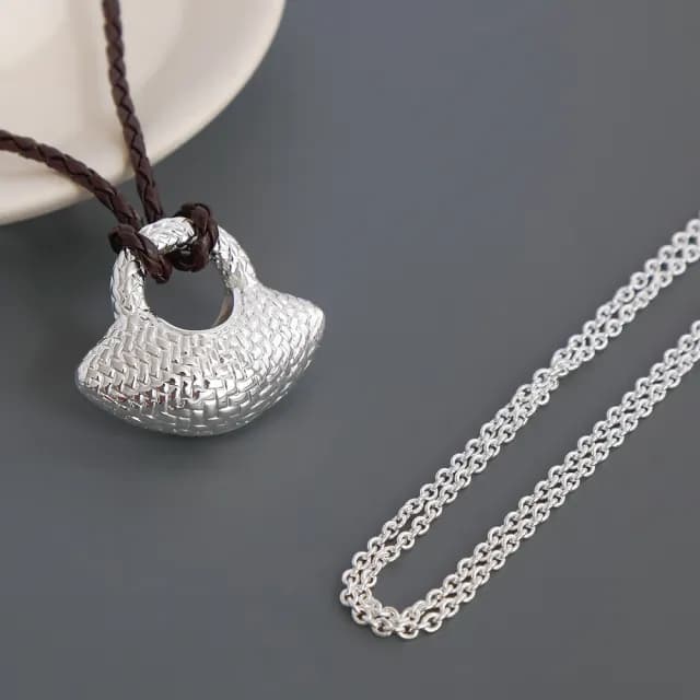 【LEEHER】項鏈/女生項鍊/穿搭配件/織繩/吊墜/長項鍊/復古項鍊/毛衣鏈/長鍊/百搭/歐美風/