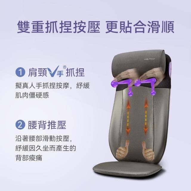 【OSIM】智能背樂樂2 OS-290S(按摩背墊/按摩椅墊/肩頸按摩)