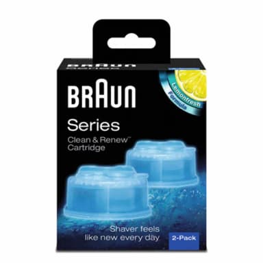 【BRAUN 百靈】電動刮鬍刀專用匣式清潔液 CCR2(2入/盒)