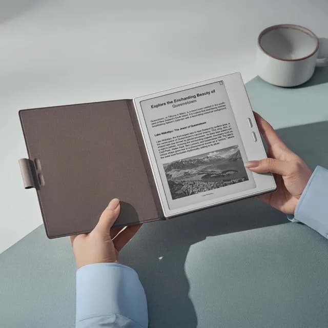 【BOOX 文石】Go 7 系列磁吸皮套(帶筆套/米褐色)