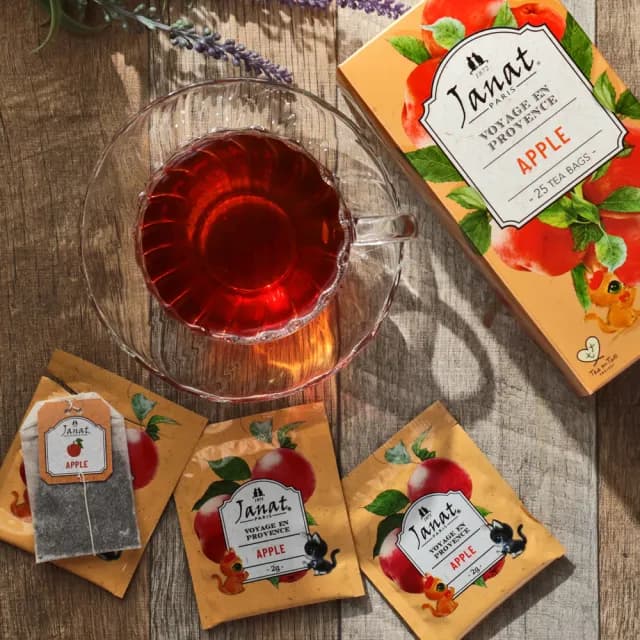 【咖樂迪咖啡農場】Janat 普羅旺斯系列 水果風味茶 2gx25袋(白葡萄/草莓/焦糖/蜜桃/蘋果)