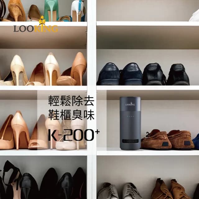 【LOOKING 錄得清】K200+臭氧淨化器(除霉 殺菌 除甲醛 免換濾網)