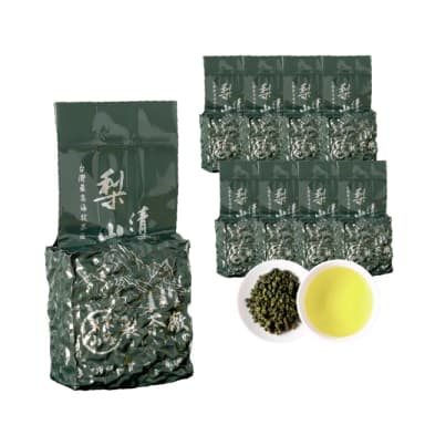 【梨山聚鑫製茶廠】梨山清韻手採高冷茶1斤組75g×8包(75克/包、正產地、輕發酵、無焙火)