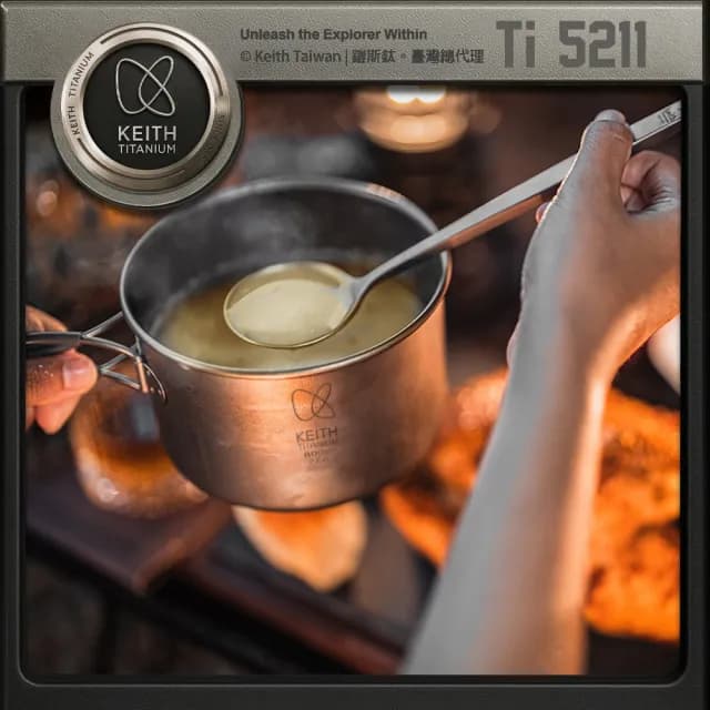 【Keith】鎧斯實心長柄西餐具套裝4入組 鈦刀叉勺筷 / Ti5211(鈦環保筷 西式牛排刀 長柄甜品叉 長柄湯匙)