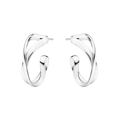 【Georg Jensen 官方旗艦店】INFINITY 耳環 小 - 線上獨賣款(純銀)