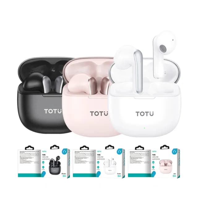 【TOTU】真無線藍芽耳機 超長續航入耳式降噪耳機 HiFi重低音高音質無線運動耳機(BE-7-TWS)