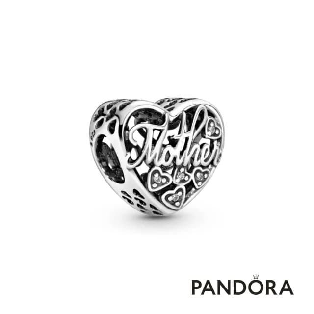 【Pandora 官方直營】母子情感心形串飾-絕版品