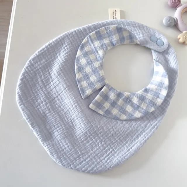 【Lianne baby】兩入組 台灣手工製高質感圍兜彌月禮盒組(寶寶禮物 新生兒 嬰兒禮物)