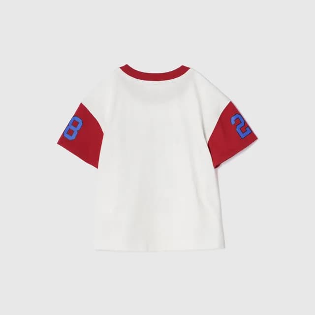 【GAP】男幼童裝 Logo純棉印花圓領短袖T恤-白色(779676)
