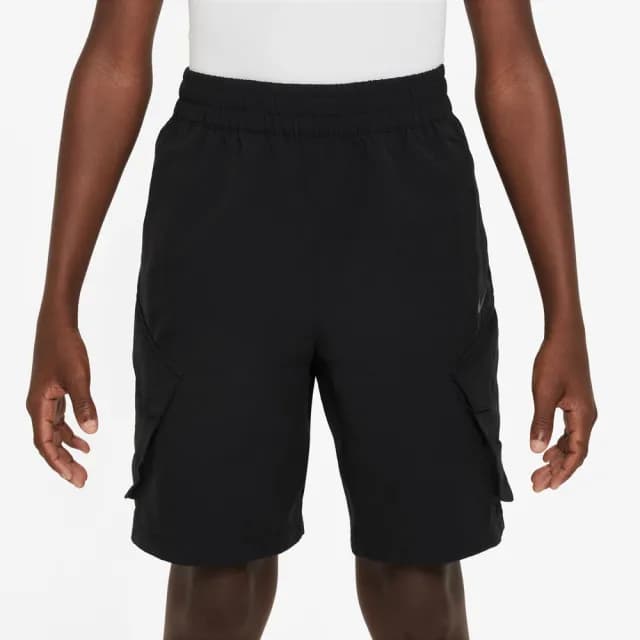 【NIKE 耐吉】短褲 童裝 大童 男女童 運動褲 K NSW CITY UTILITY CARGO SHORT 黑 FZ4903-010