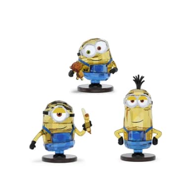 【SWAROVSKI 施華洛世奇】Minions 小小兵 Bob蘿蔔/Stuart史都華/Kevin凱文(3款任選)
