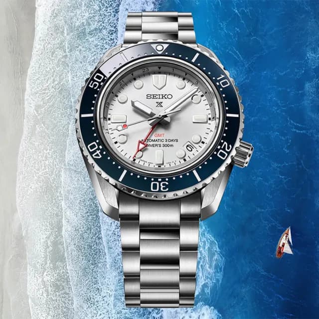 【SEIKO 精工】Prospex 60週年紀念 三日鍊 GMT潛水陶瓷機械錶-42mm 畢業 禮物 送禮(SPB519J1/6R54-00P0S)