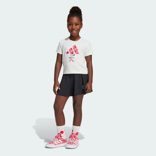 【adidas 愛迪達】DISNEY 米奇 運動套裝 涼感 童裝 JF3622