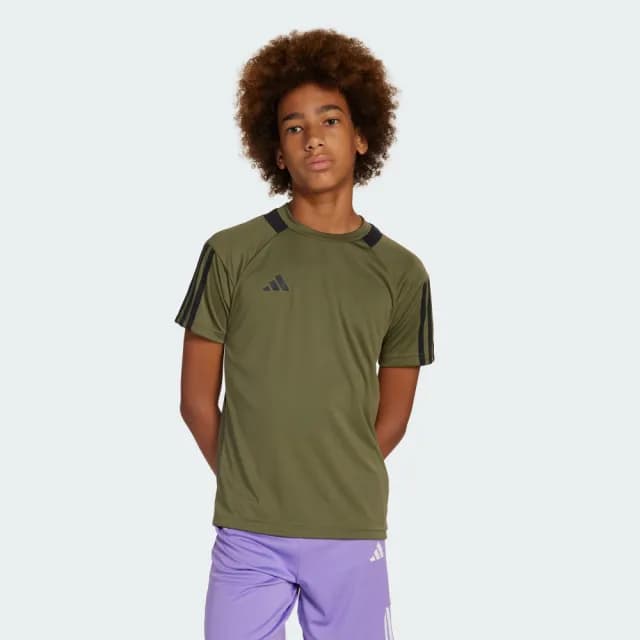 【adidas 愛迪達】AEROREADY 短袖上衣 T恤 乾爽 童裝 JI8685