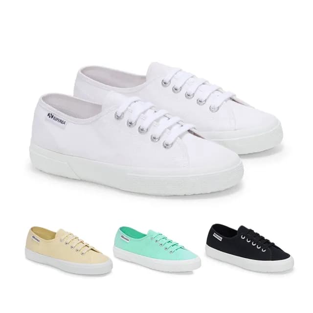 【SUPERGA】情侶鞋 女鞋 小白鞋 休閒鞋 男鞋 3750 輕量系列 帆布鞋(多色任選 義大利國民鞋)