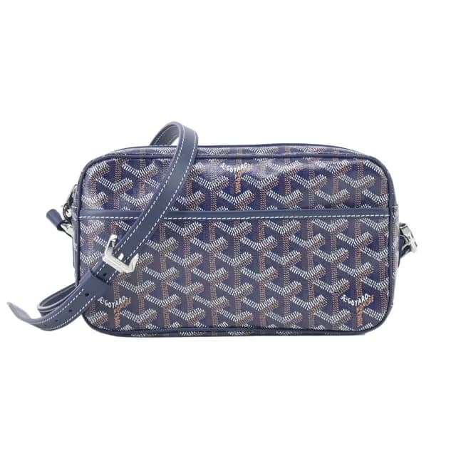 【GOYARD 高雅德】CAPVERT塗料帆布相機包(海軍藍)