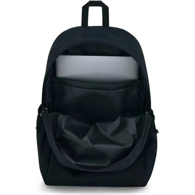 【JANSPORT】情人節禮物 SLOUCH PACK 垂型機能背包 經典黑(JS0A85NV008)