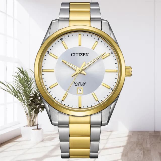 【CITIZEN 星辰】GENTS系列 經典簡約 石英腕錶 七夕 情人節 送禮 推薦(BI1036-57A)