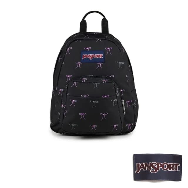 【JANSPORT】父親節禮物 HALF PINT迷你小背包 - 風格黑(JS00TDH6KX0)