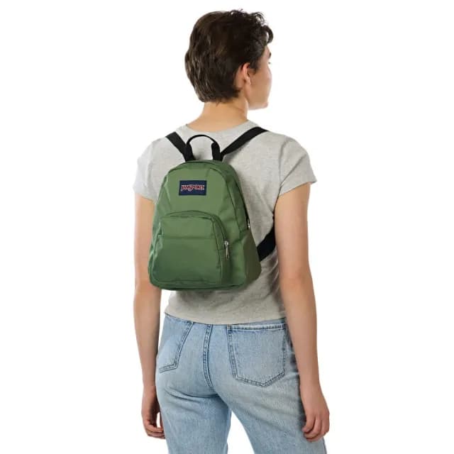 【JANSPORT】情人節禮物 HALF PINT迷你小背包 - 軍綠色(JS00TDH6KM1)