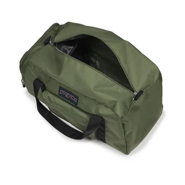 【JANSPORT】情人節禮物 WEEKENDER MEDIUM DUFFEL 多功能中型旅行袋 軍綠色(JS0A85VFKM1)