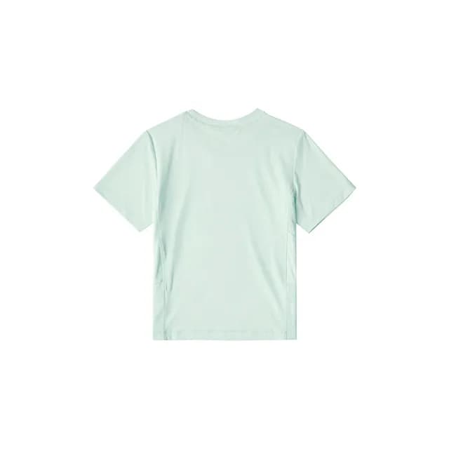 【GIORDANO 佐丹奴】童裝涼感透氣運動短TEE G-MOTION系列(60 冰河綠)