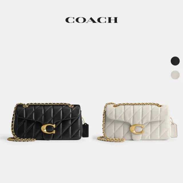 【COACH】蔻馳官方直營 TABBY 26 絎縫單肩手袋-多色可選(CP150/CR704)
