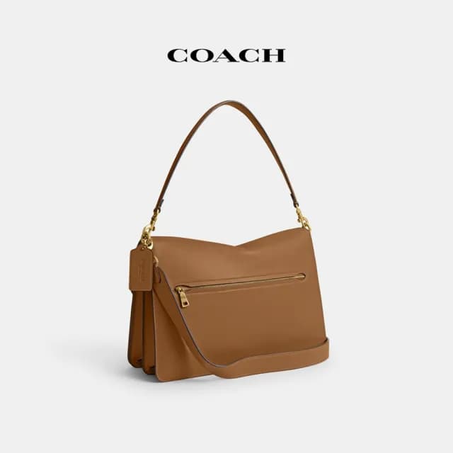 【COACH】蔻馳官方直營 CHAIN TABBY 35號鏈帶單肩手袋 單肩包 斜背包-多色可選(CY921)