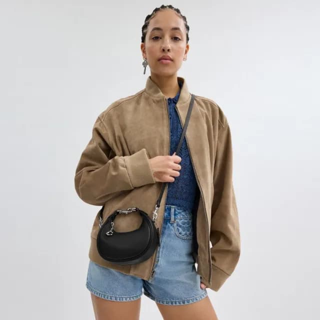 【COACH】蔻馳官方直營 JONIE 經典 SIGNATURE 帆布手袋 斜背包 側背包 手提包-多色任選(CR508/CR510)