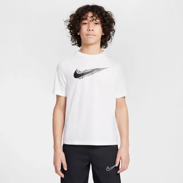 【NIKE 耐吉】短袖上衣 童裝 大童 男童 B NK DF MULTI SS TOP HBR 白 HF8100-100