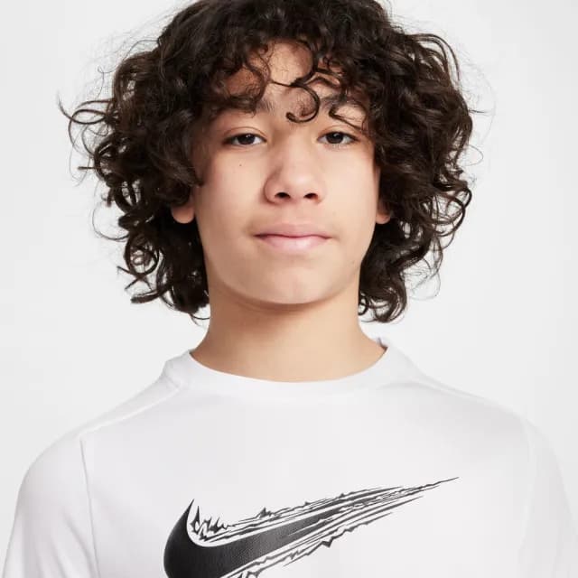 【NIKE 耐吉】短袖上衣 童裝 大童 男童 B NK DF MULTI SS TOP HBR 白 HF8100-100
