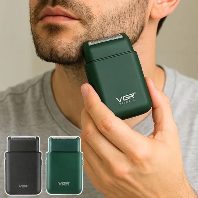 【享屋】電動刮鬍刀-乾濕兩用(小巧輕便/隨身攜帶/水洗刀頭)