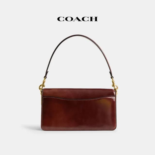 【COACH】蔻馳官方直營 TABBY 26號單肩手袋-B4/深中立色(CW631)