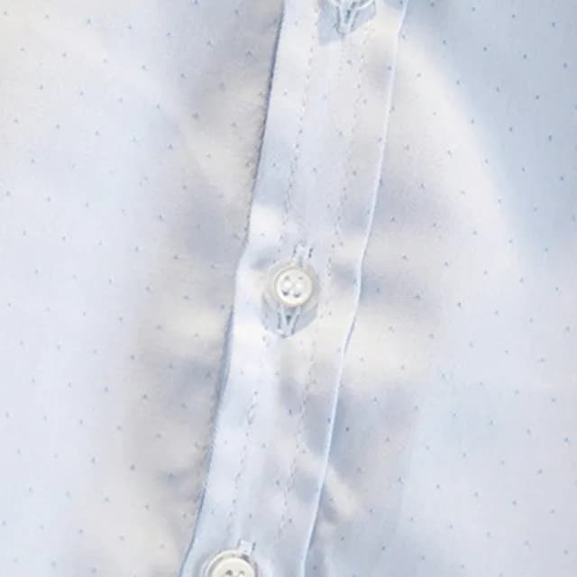 【橘魔法】長袖 白色黑色淺藍點點條紋襯衫(長袖上衣 長袖襯衫 畢業典禮 鋼琴表演 大童 男童 兒童 童裝)