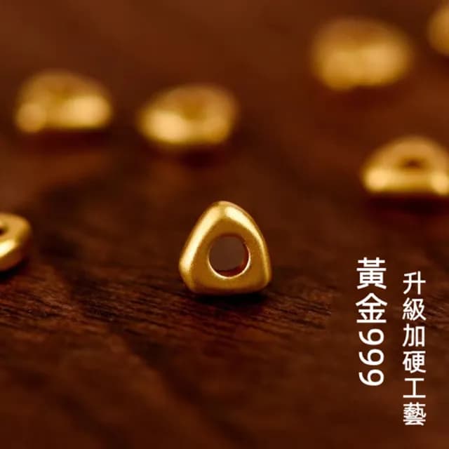 【Penny珮妮】黃金999古法碎碎平安手繩2色可選(母親節 情人節 生日禮物 交換禮物 送女友 尾牙 新年 結婚)