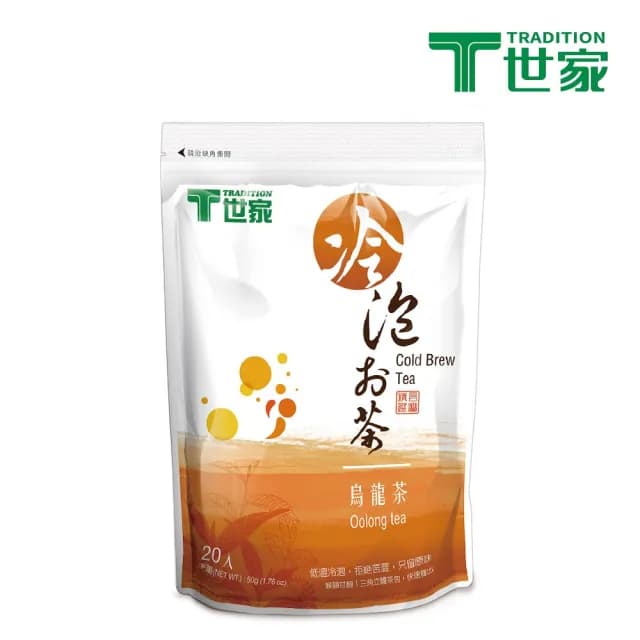 【T世家】冷泡茶烏龍茶三角茶包2.5gx20包