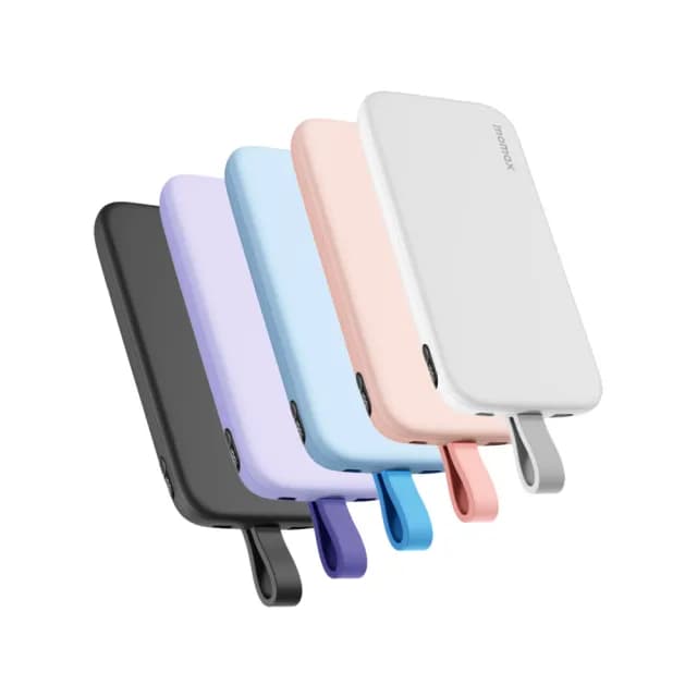 【Momax】IP118 iPower 10000mAh 20W  2孔 PD USB-C 帶線行動電源(自帶線)
