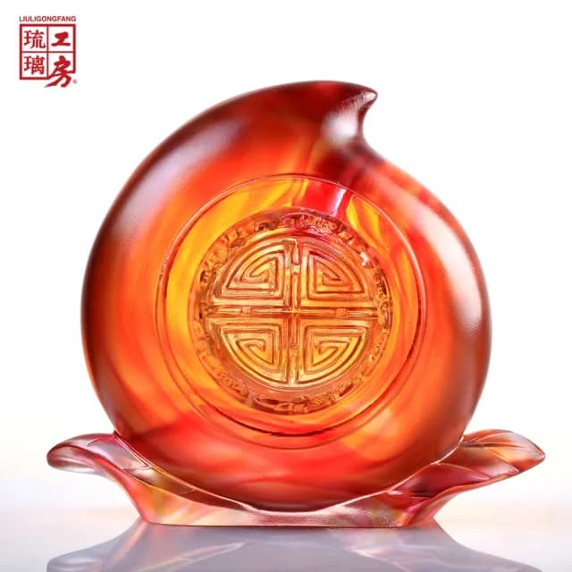 【琉璃工房 LIULI】好日好年好一生 入厝禮/轉任/感謝(送禮/琉璃/禮物/水晶/藝術品/禮贈/企業)