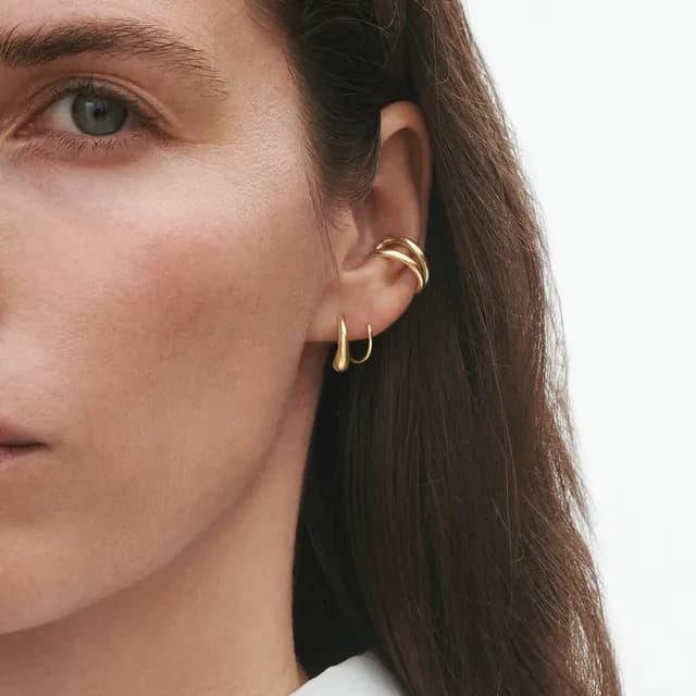 【Georg Jensen 官方旗艦店】MERCY 18K黃金耳環(K金 耳環)