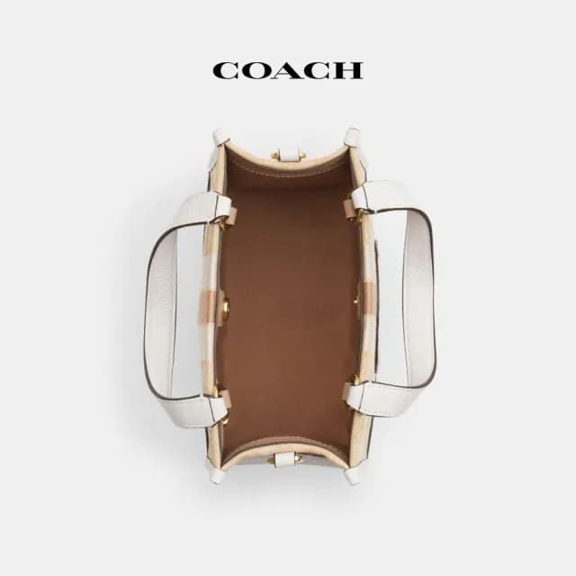 【COACH】蔻馳官方直營 FIELD/DEMPSEY經典Logo 托特手袋 斜背手袋 馬車圖案-多色可選(CQ878/CZ490/CZ322)